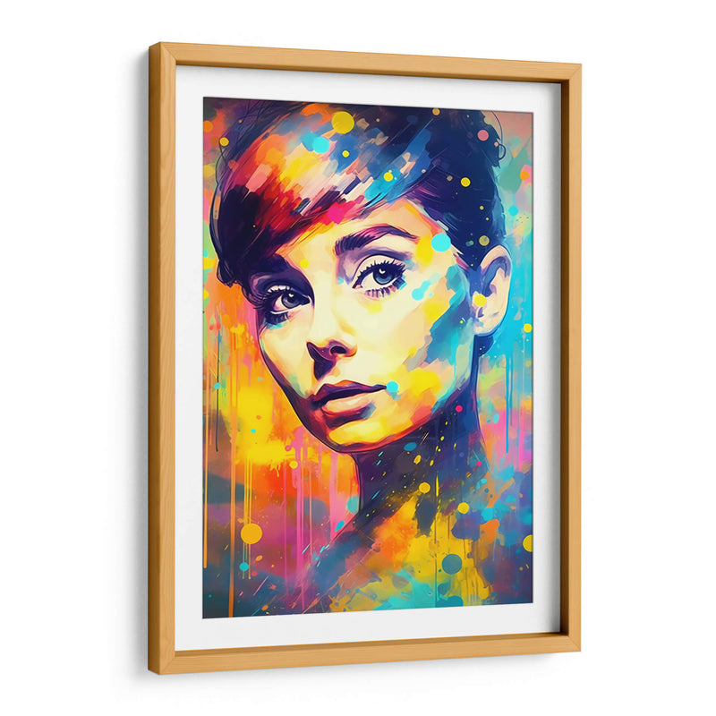 Audrey Hepburn - Dominico Zafri | Cuadro decorativo de Canvas Lab