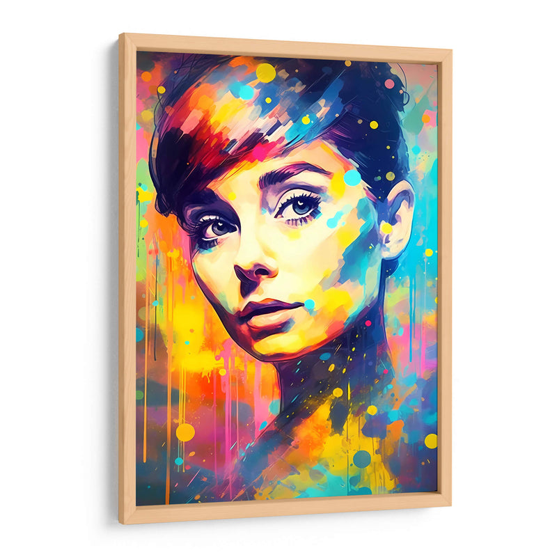 Audrey Hepburn - Dominico Zafri | Cuadro decorativo de Canvas Lab