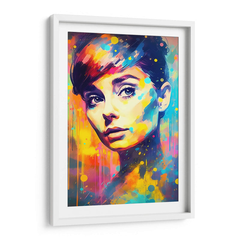 Audrey Hepburn - Dominico Zafri | Cuadro decorativo de Canvas Lab