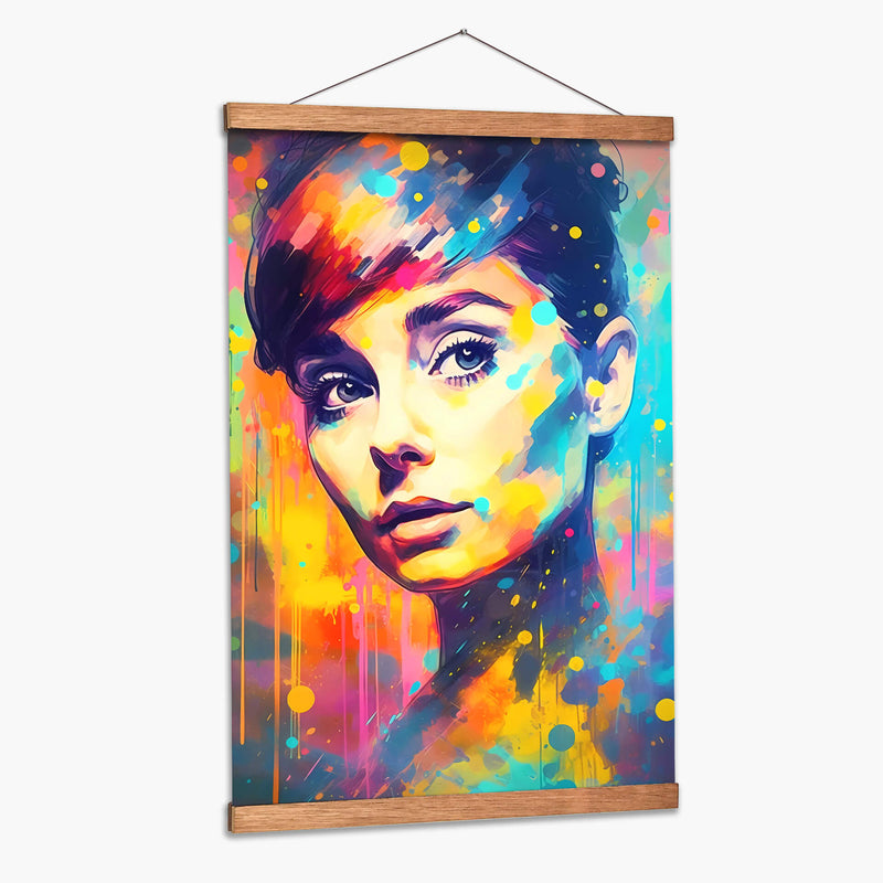 Audrey Hepburn - Dominico Zafri | Cuadro decorativo de Canvas Lab