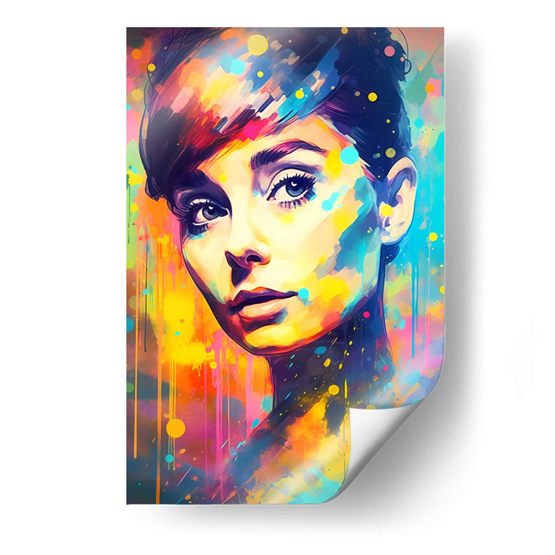 Audrey Hepburn - Dominico Zafri | Cuadro decorativo de Canvas Lab