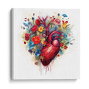 Corazon De Flores - Dominico Zafri | Cuadro decorativo de Canvas Lab