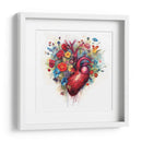 Corazon De Flores - Dominico Zafri | Cuadro decorativo de Canvas Lab