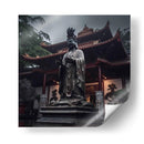 Estatua En El Templo III - Tai Hun | Cuadro decorativo de Canvas Lab