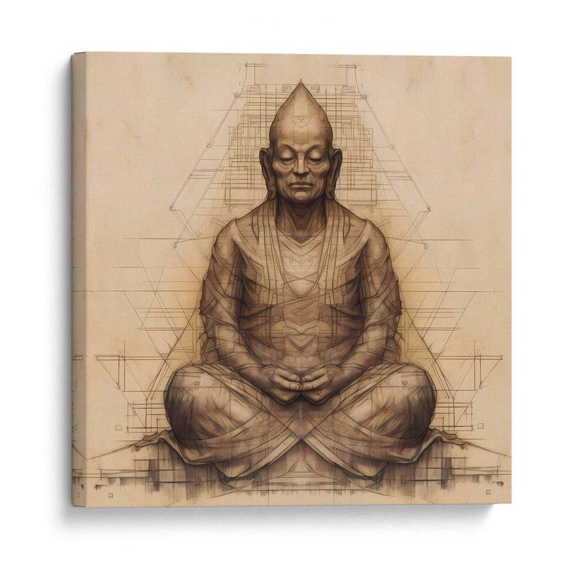 Sektch De Buddah - Tai Hun | Cuadro decorativo de Canvas Lab
