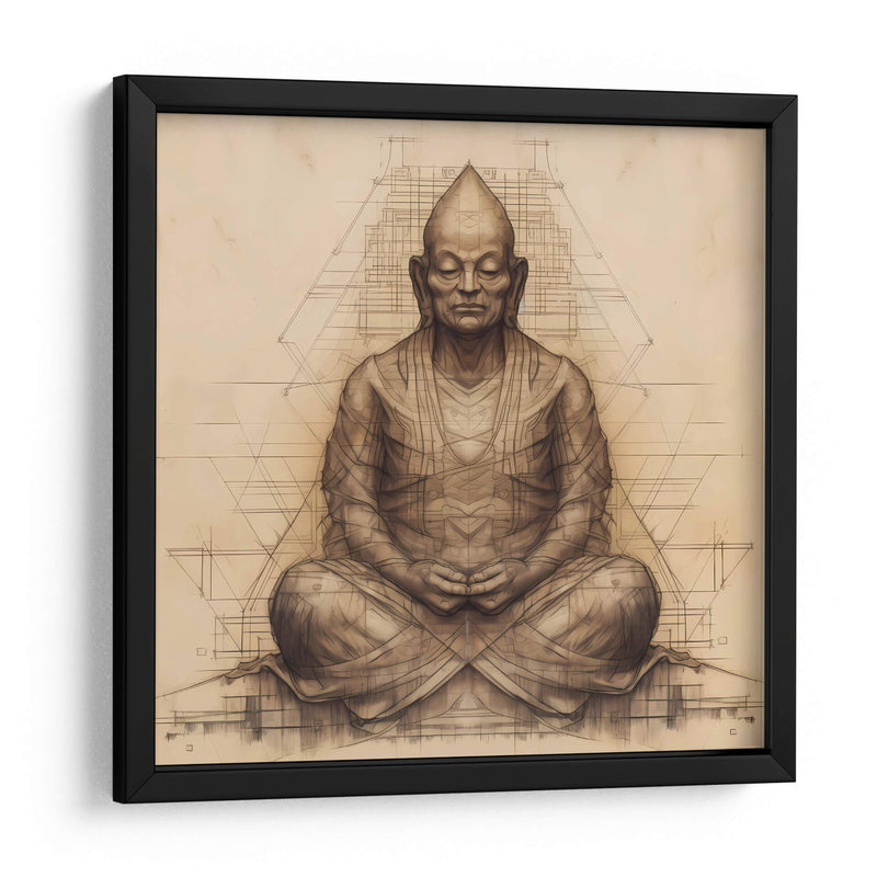 Sektch De Buddah - Tai Hun | Cuadro decorativo de Canvas Lab