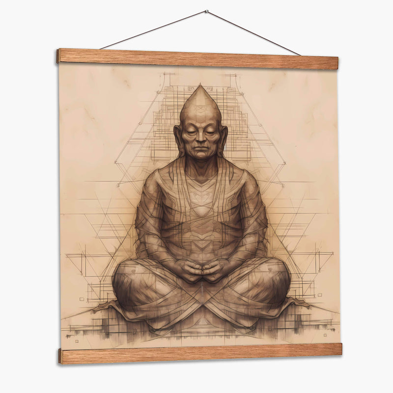 Sektch De Buddah - Tai Hun | Cuadro decorativo de Canvas Lab