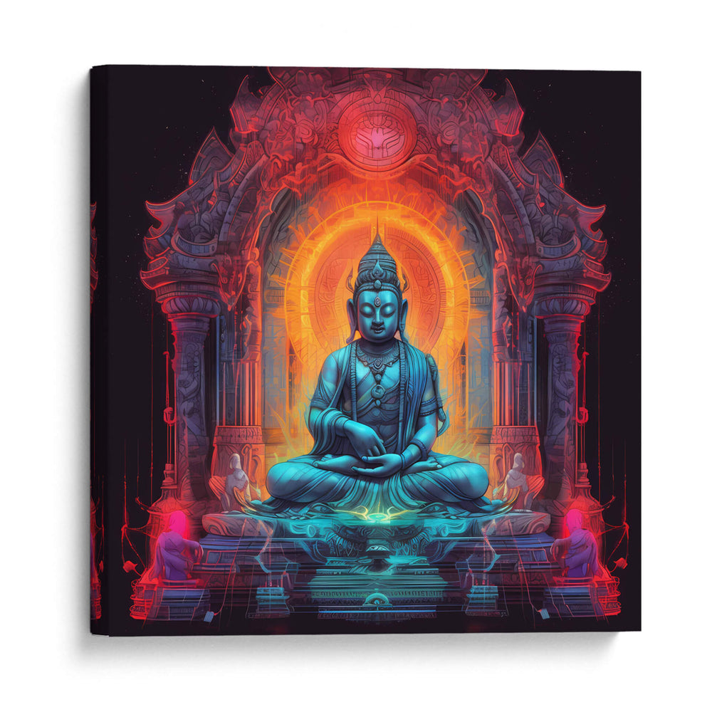Tecnicolor Buda - Tai Hun | Cuadro decorativo de Canvas Lab