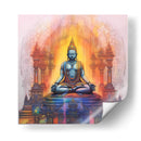 Tecnicolor Buda II - Tai Hun | Cuadro decorativo de Canvas Lab