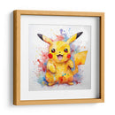 Pikachu II - Impressionist Hero | Cuadro decorativo de Canvas Lab
