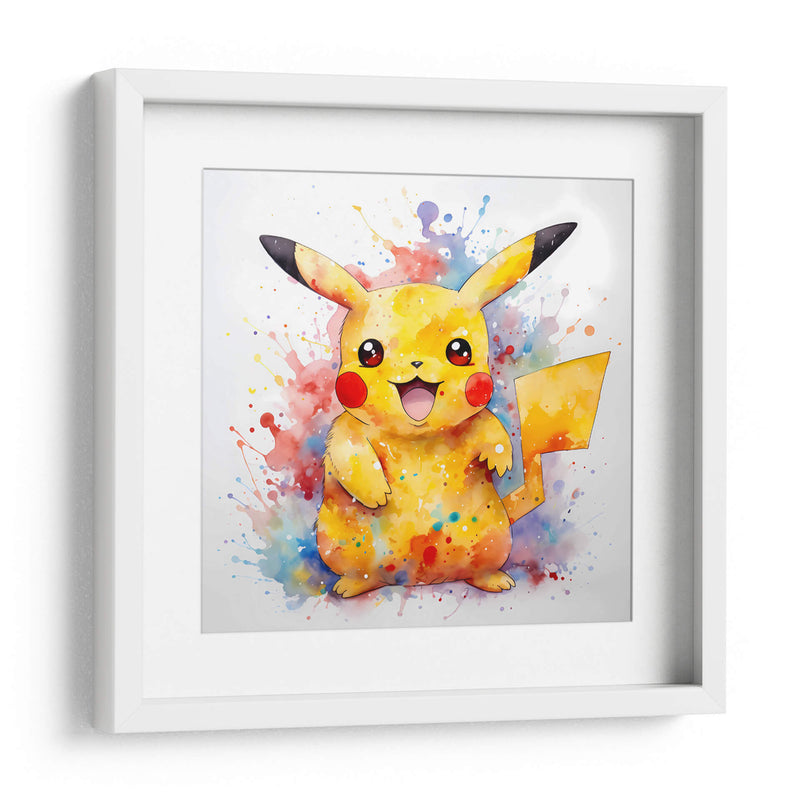 Pikachu II - Impressionist Hero | Cuadro decorativo de Canvas Lab