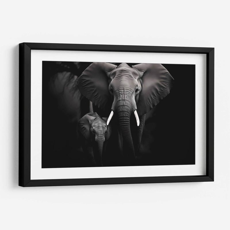 Elefantes En Familia - Pat G | Cuadro decorativo de Canvas Lab