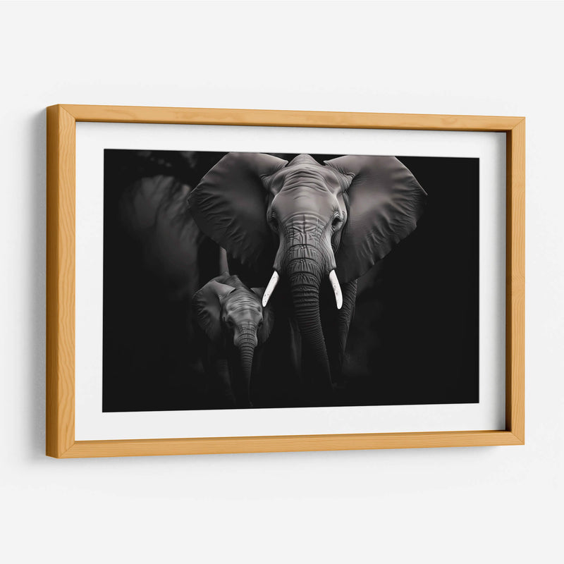 Elefantes En Familia - Pat G | Cuadro decorativo de Canvas Lab