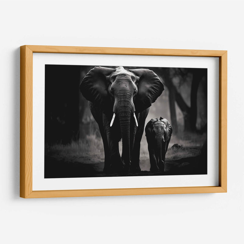 Familia De Elefantes - Pat G | Cuadro decorativo de Canvas Lab