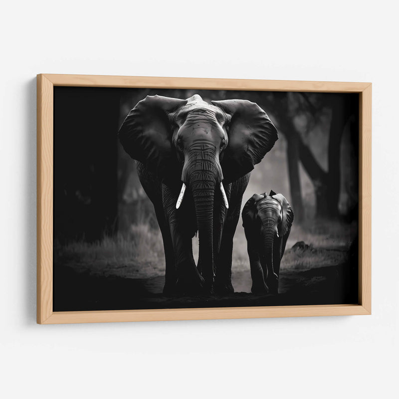 Familia De Elefantes - Pat G | Cuadro decorativo de Canvas Lab