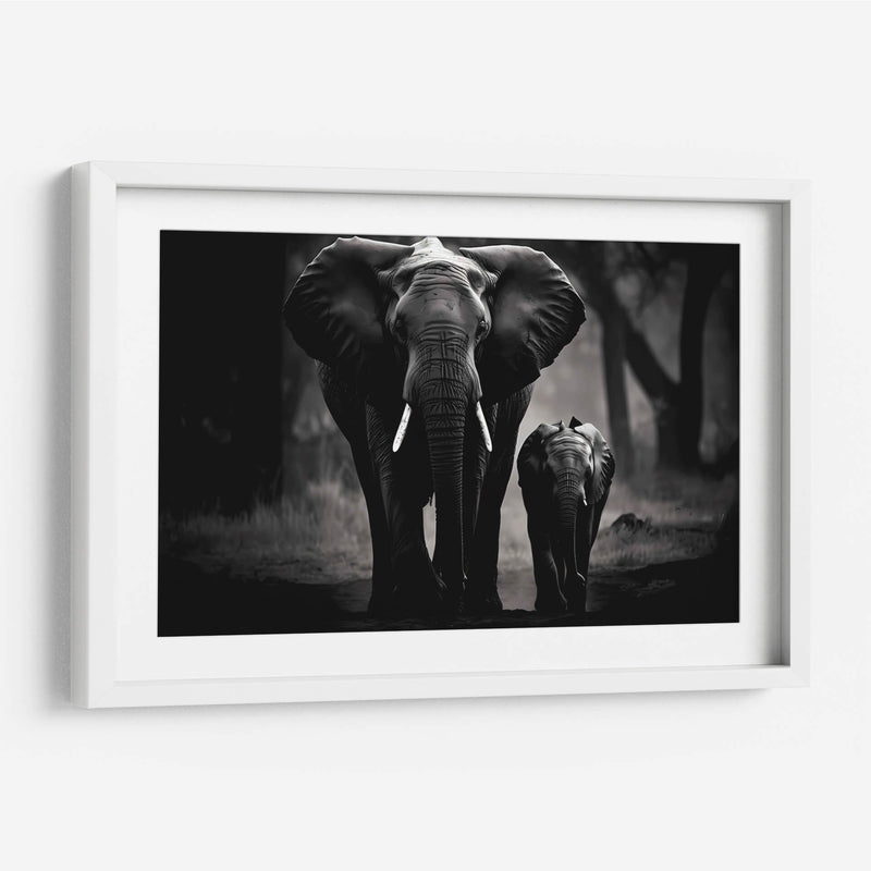 Familia De Elefantes - Pat G | Cuadro decorativo de Canvas Lab