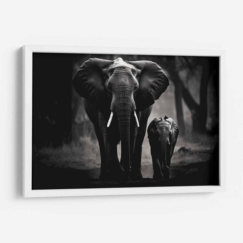 Familia De Elefantes - Pat G | Cuadro decorativo de Canvas Lab