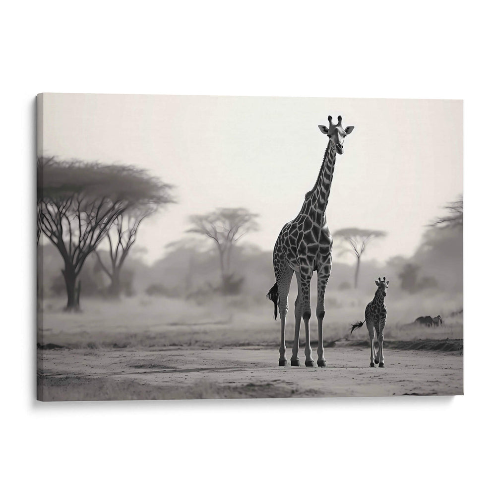 Familia De Jirafas - Pat G | Cuadro decorativo de Canvas Lab