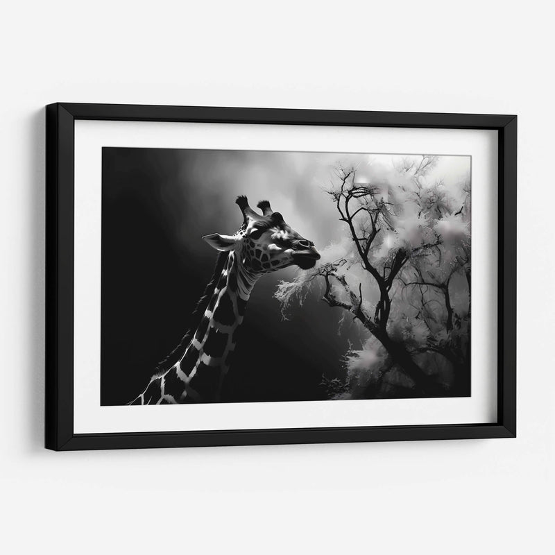 Jirafa Comiendo - Pat G | Cuadro decorativo de Canvas Lab