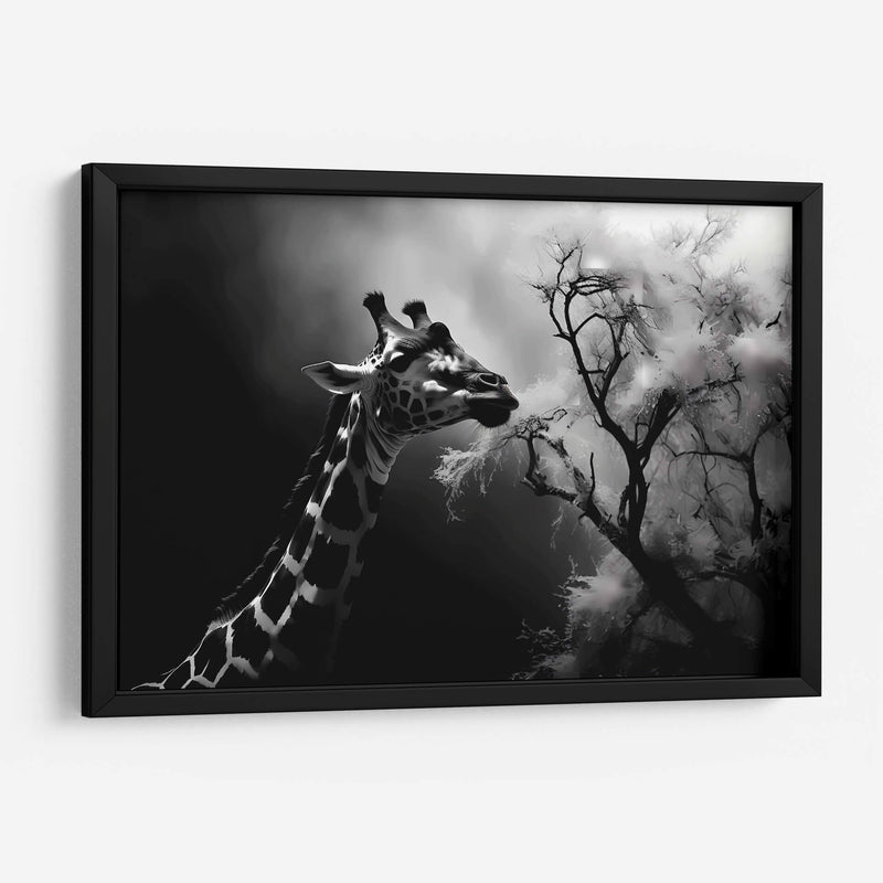 Jirafa Comiendo - Pat G | Cuadro decorativo de Canvas Lab