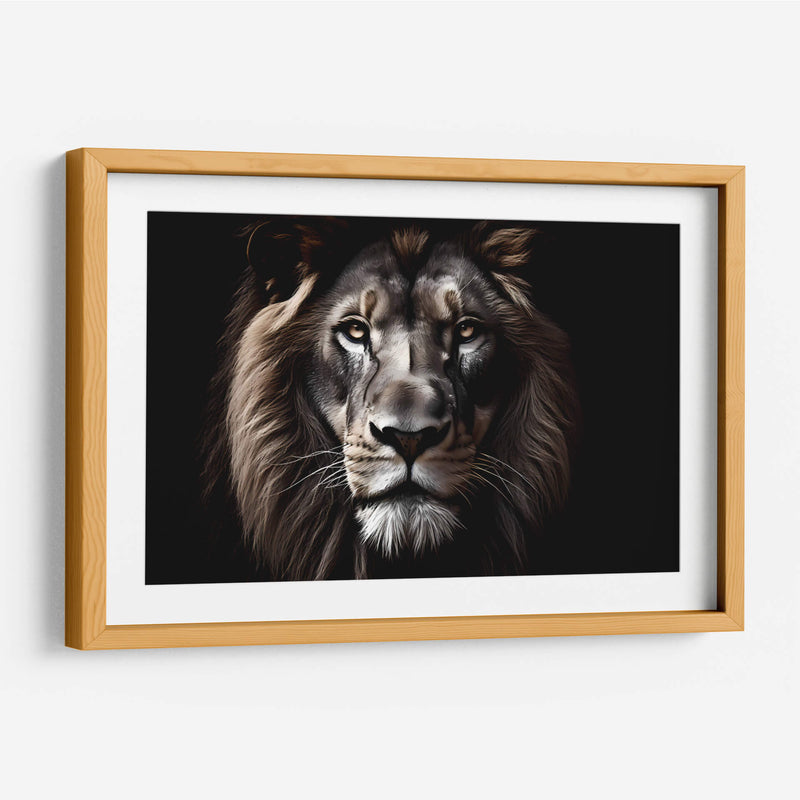La Cara Del Leon - Pat G | Cuadro decorativo de Canvas Lab