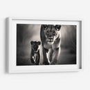 La Leona Y Su Hijo - Pat G | Cuadro decorativo de Canvas Lab