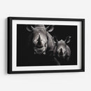 Rinocerontes En Familia - Pat G | Cuadro decorativo de Canvas Lab