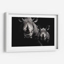 Rinocerontes En Familia - Pat G | Cuadro decorativo de Canvas Lab