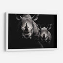 Rinocerontes En Familia - Pat G | Cuadro decorativo de Canvas Lab