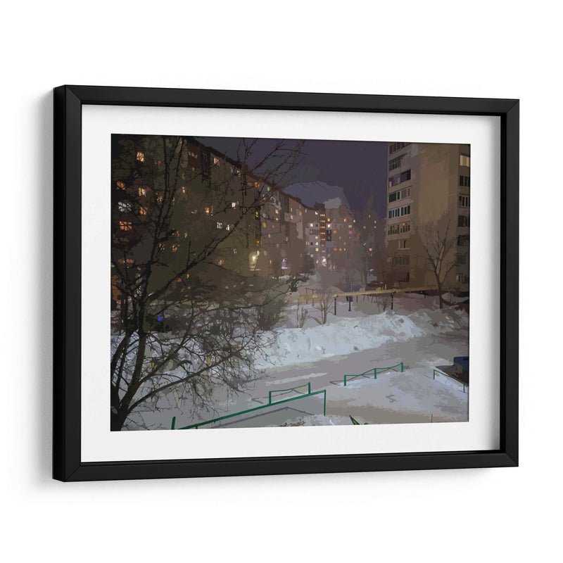 Noche nevada - Jabin Adiel | Cuadro decorativo de Canvas Lab