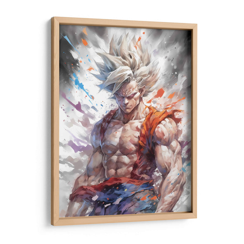Poder De Goku - Impressionist Hero | Cuadro decorativo de Canvas Lab