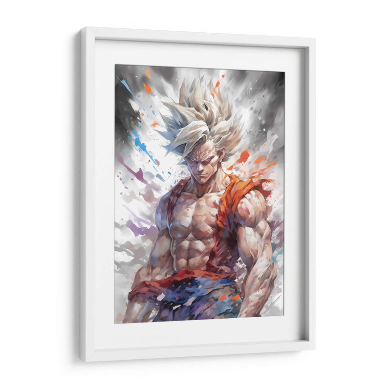 Poder De Goku - Impressionist Hero | Cuadro decorativo de Canvas Lab