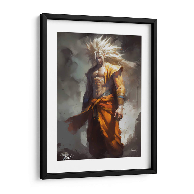 Super Saiyan 5 Goku - Impressionist Hero | Cuadro decorativo de Canvas Lab