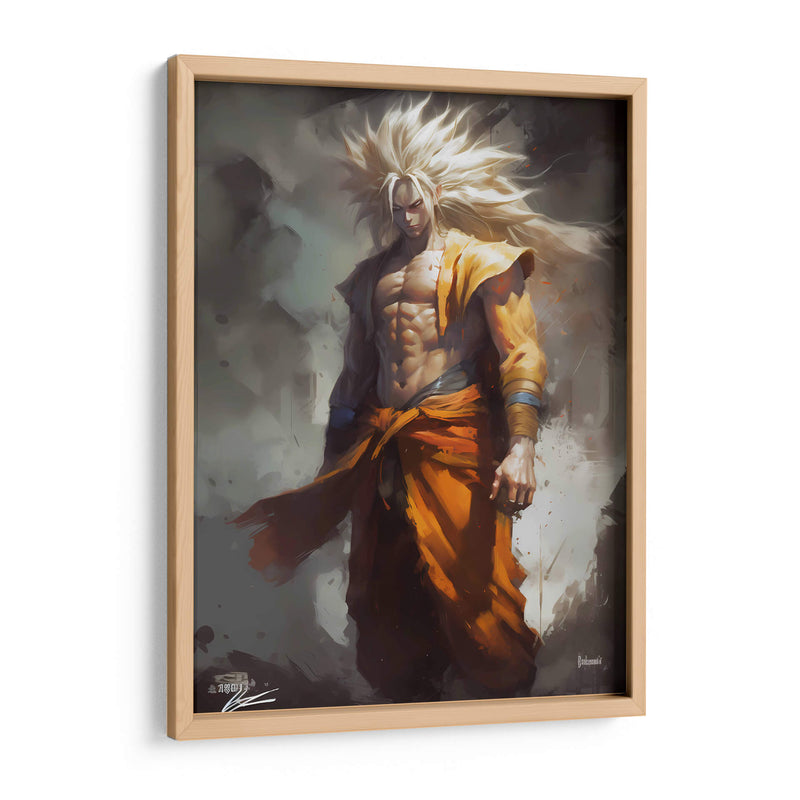 Super Saiyan 5 Goku - Impressionist Hero | Cuadro decorativo de Canvas Lab