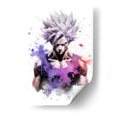 Ultra Instinct Goku - Impressionist Hero | Cuadro decorativo de Canvas Lab