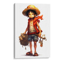 Young Luffy - Impressionist Hero | Cuadro decorativo de Canvas Lab
