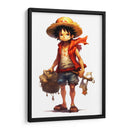 Young Luffy - Impressionist Hero | Cuadro decorativo de Canvas Lab