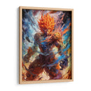 Demonic Goku - Impressionist Hero | Cuadro decorativo de Canvas Lab