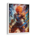 Demonic Goku - Impressionist Hero | Cuadro decorativo de Canvas Lab