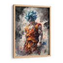 El Instinto De Goku - Impressionist Hero | Cuadro decorativo de Canvas Lab