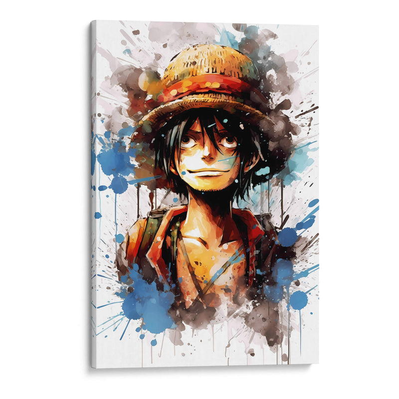 El Retrato De D Luffy - Impressionist Hero | Cuadro decorativo de Canvas Lab