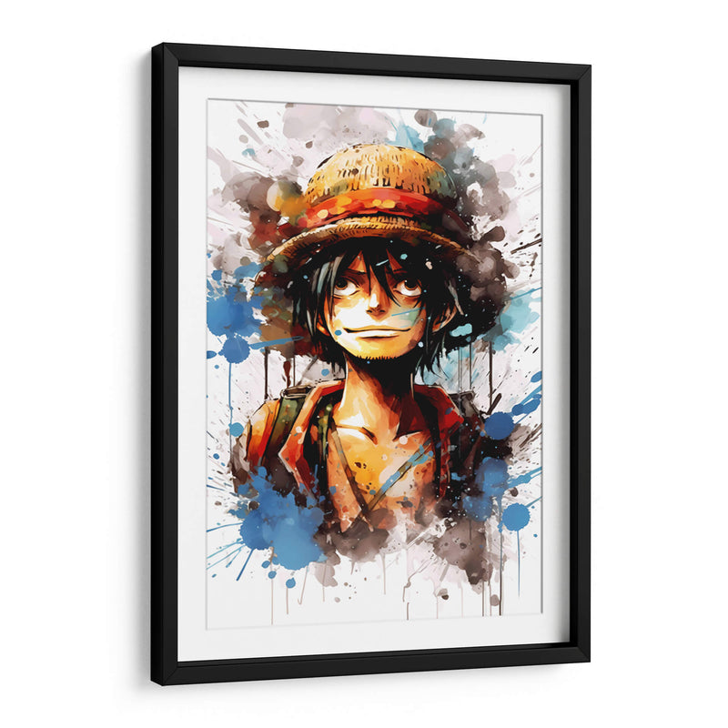 El Retrato De D Luffy - Impressionist Hero | Cuadro decorativo de Canvas Lab