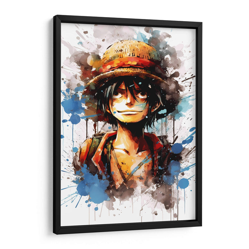 El Retrato De D Luffy - Impressionist Hero | Cuadro decorativo de Canvas Lab