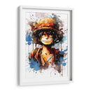 El Retrato De D Luffy - Impressionist Hero | Cuadro decorativo de Canvas Lab