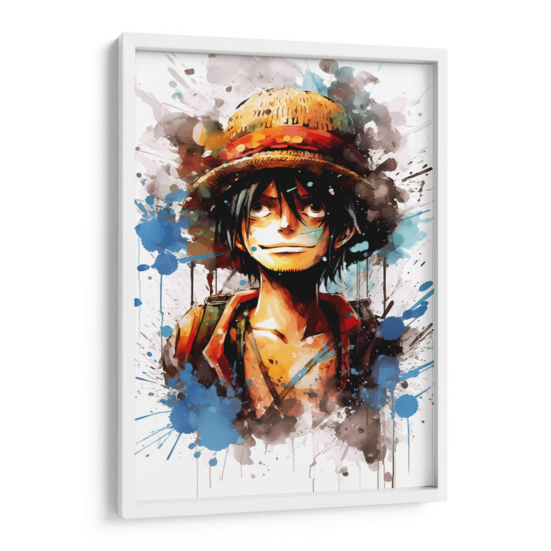 El Retrato De D Luffy - Impressionist Hero | Cuadro decorativo de Canvas Lab