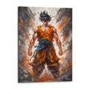 La Fuerza De Goku - Impressionist Hero | Cuadro decorativo de Canvas Lab