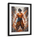 La Fuerza De Goku - Impressionist Hero | Cuadro decorativo de Canvas Lab