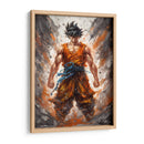 La Fuerza De Goku - Impressionist Hero | Cuadro decorativo de Canvas Lab