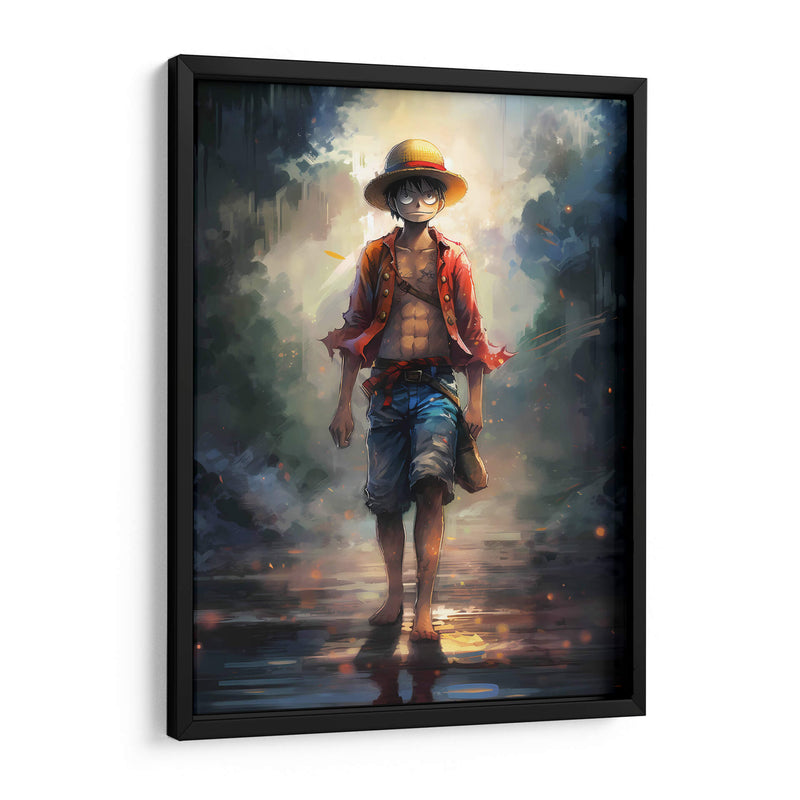 Monkey D Luffy - Impressionist Hero | Cuadro decorativo de Canvas Lab