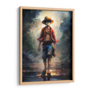 Monkey D Luffy - Impressionist Hero | Cuadro decorativo de Canvas Lab